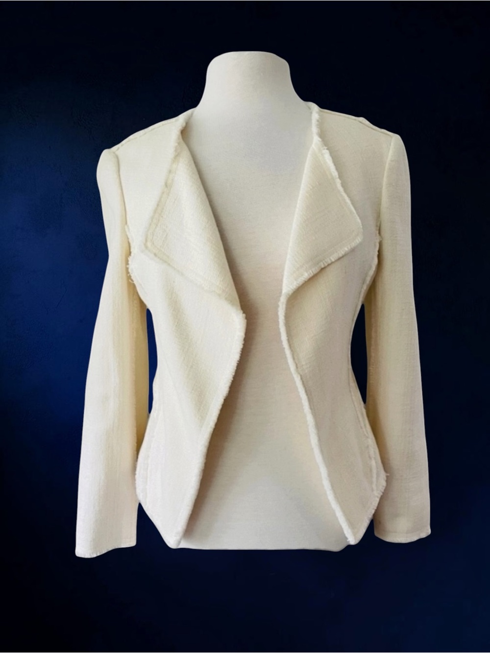DEREK LAM 10 CROSBY COTTON BLEND CROPPED JACKET SIZE 6